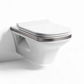 Wall-mounted toilet with sleek design and ceramic material 70 x 40 x 40cm